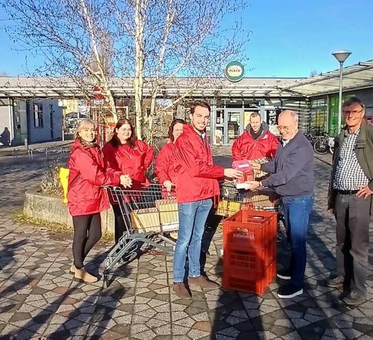 In actie voor de voedselbank!